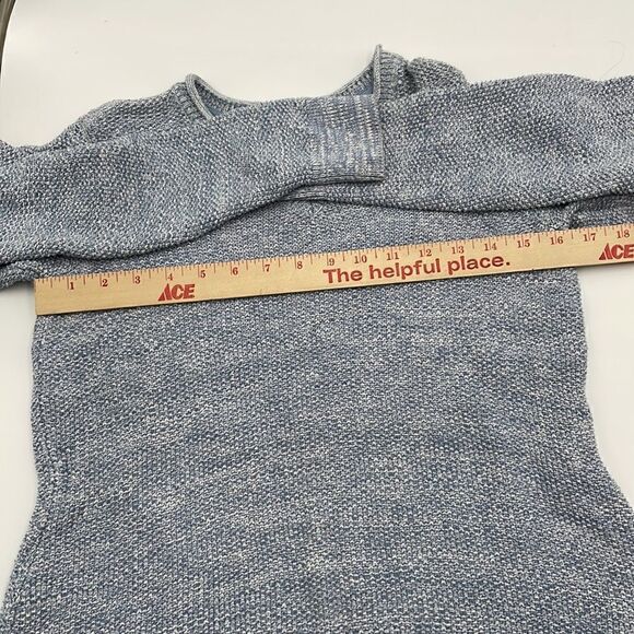 Blue 100% cotton Croft and barrow sweater - Picture 7 of 10